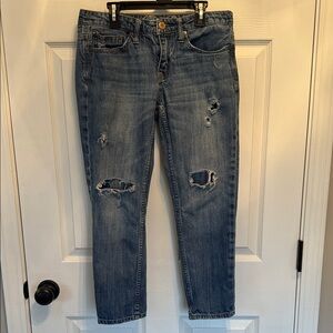 America Eagle Outfitters Distressed Blue Women's Size 2 REG Jeans